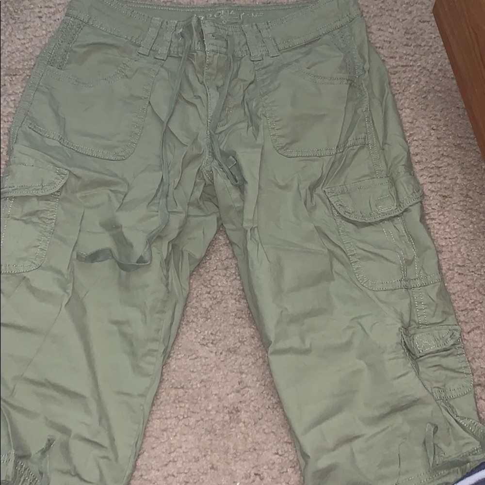 Olive Green Capri Pants